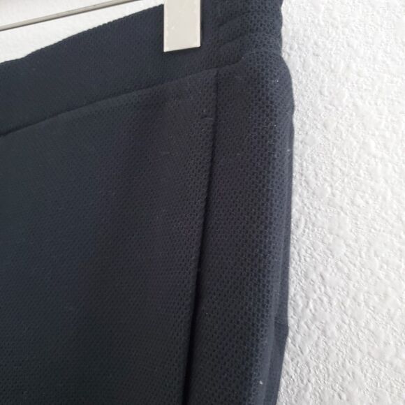 BCBGMaxAzria Pants XS Black Pique Knit Pull On Slim Straight Business Casual - Picture 6 of 11